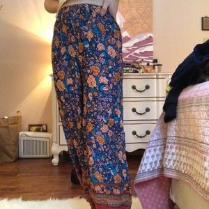Floral Print Pants